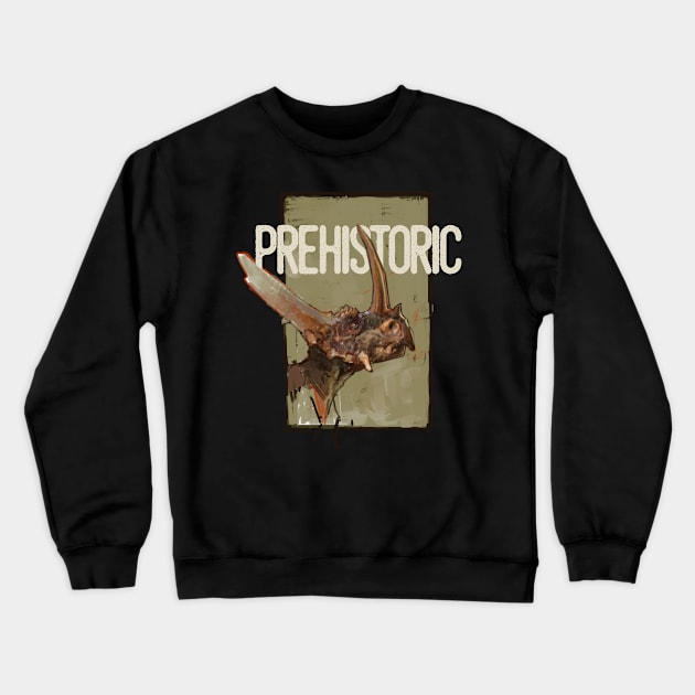 Prehistoric Crewneck Sweatshirt by Vlad Gheneli